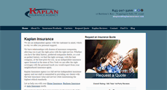 Desktop Screenshot of kaplaninsurance.com