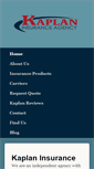 Mobile Screenshot of kaplaninsurance.com